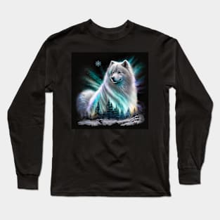 Samoyed Goddess Divine Long Sleeve T-Shirt